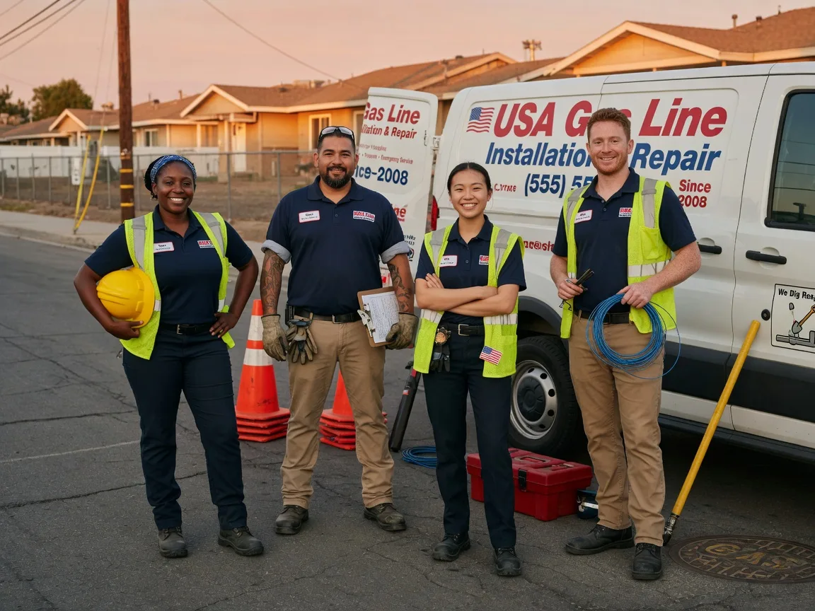 Gas Line Installation company in Servia, IN